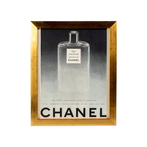 Vintage French Chanel Cologne Advertisement
