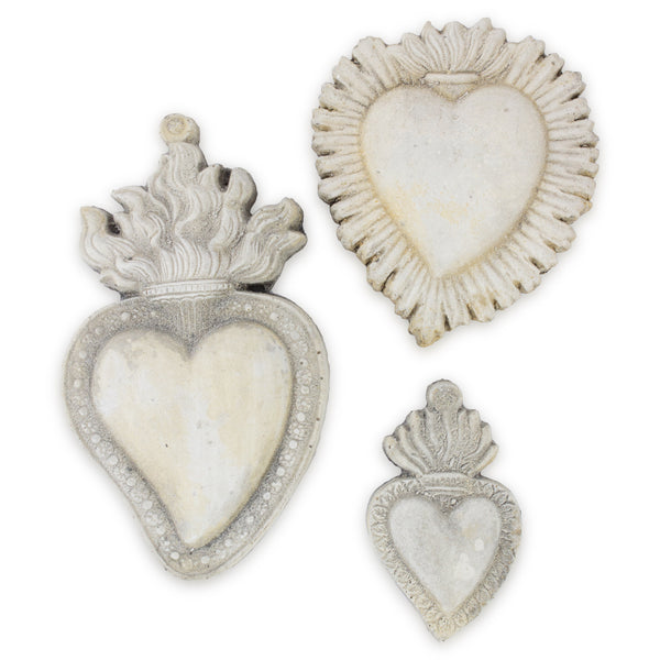 Cast Stone Sacred Hearts | Three Styles
