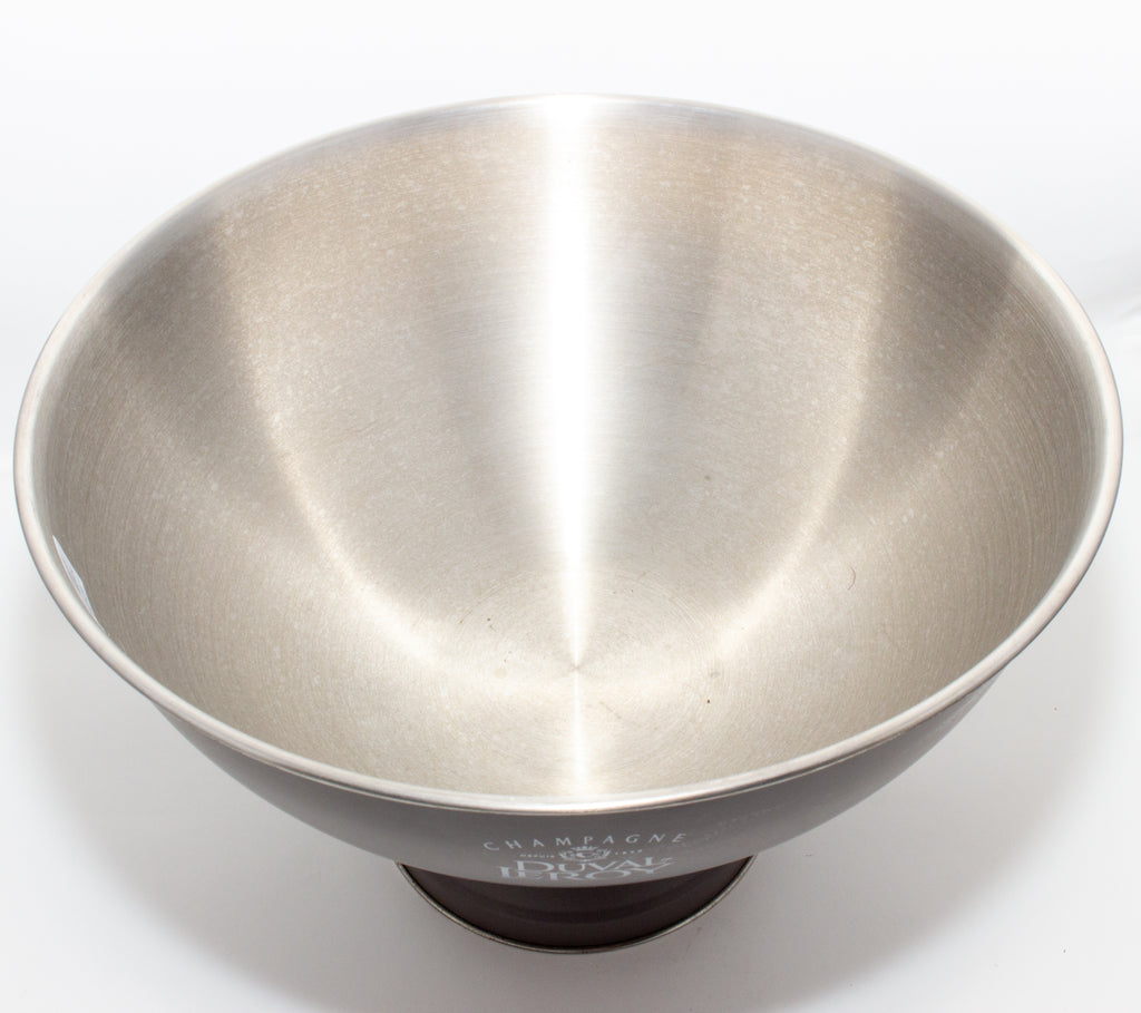 French Stainless Steel Champagne Bowl | Duval LeRoy Label