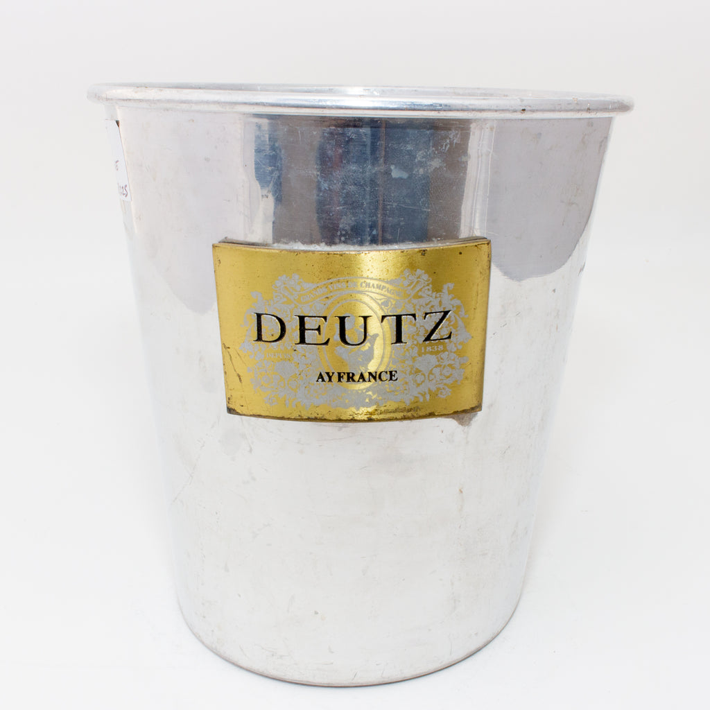 Vintage French Metal Ice Bucket | Deutz Label