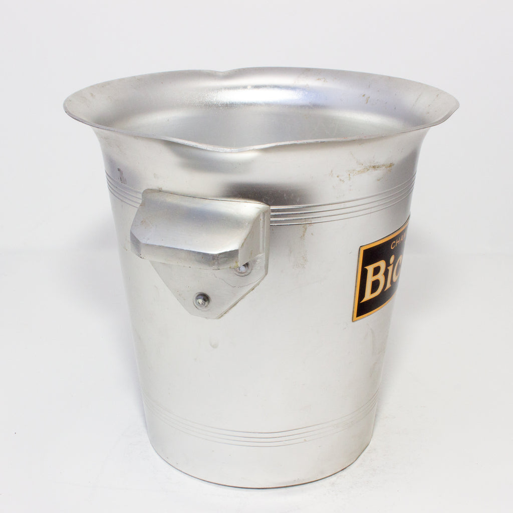 Vintage French Metal Ice Bucket | Bichat Label