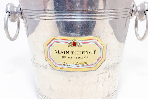 Vintage French Metal Ice Bucket | Alain Thienot Label