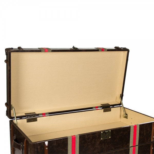Alfie Brass & Wood Chest of Drawers