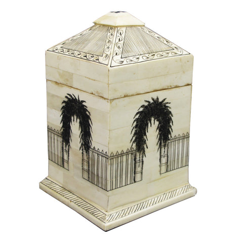 Inlaid Camel Bone Box