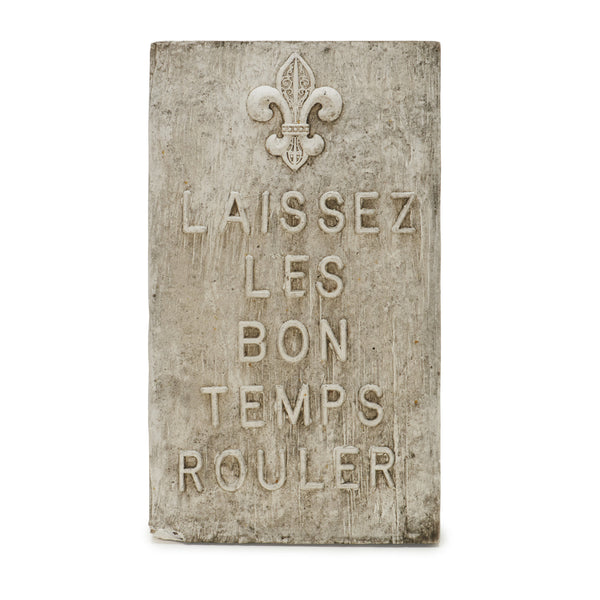 Laissez Les Bon Temps Rouler Plaque