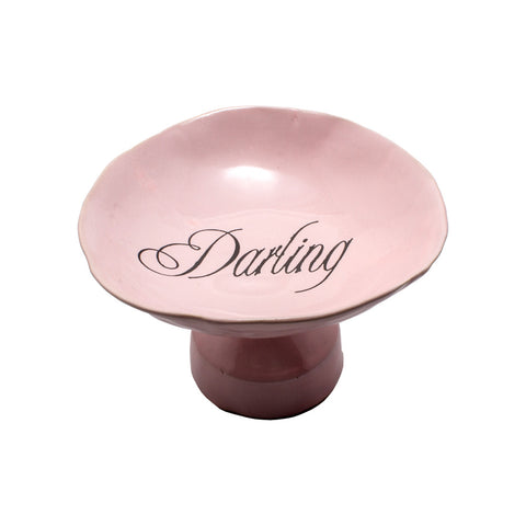 Kuhn Keramik "Darling" Pink Footed Dish
