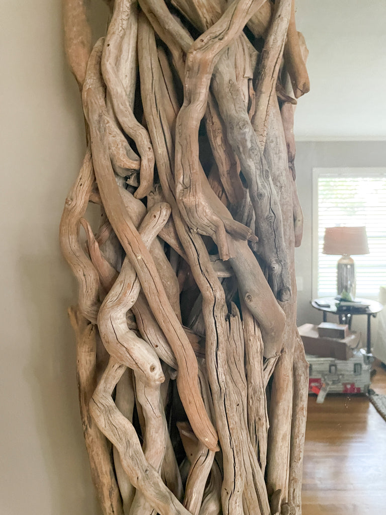 Large Scale Artisan Made Driftwood Mirror