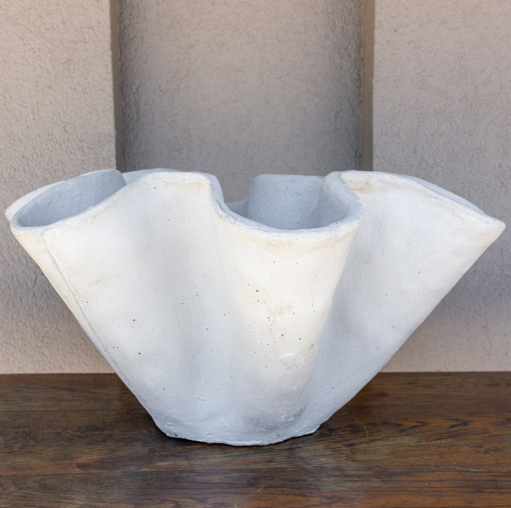 Hand-Cast Stone Paris Bowl Planter