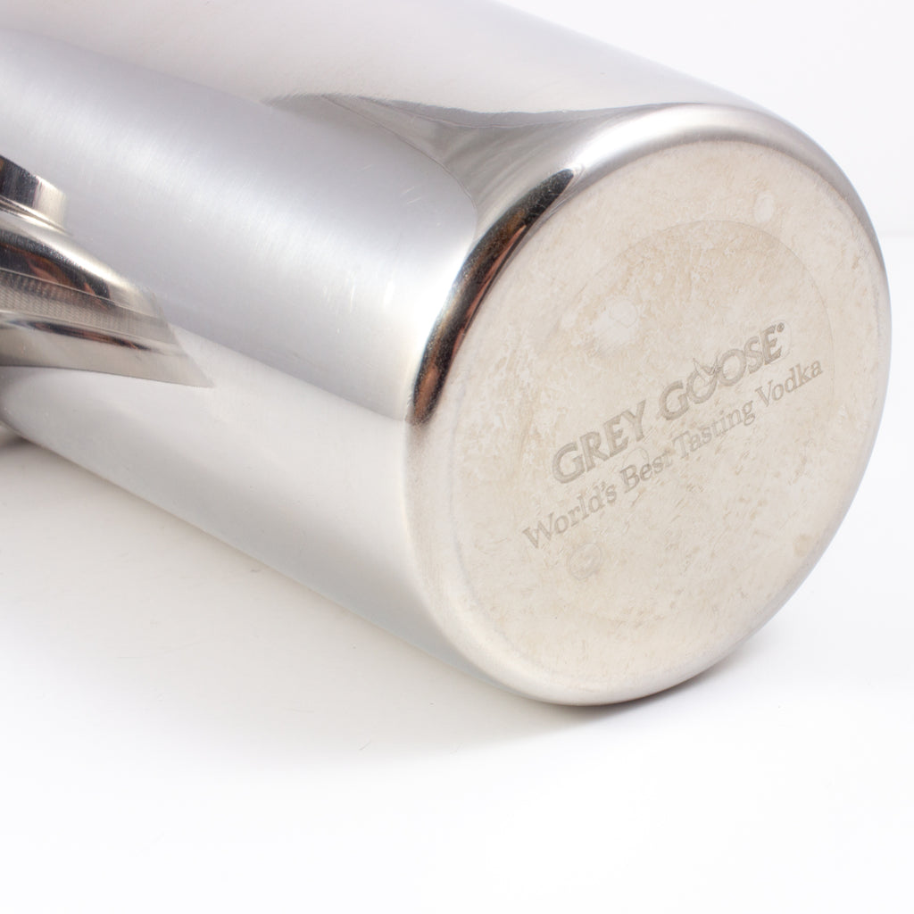 Grey Goose Stainless Steel Cobbler Style Cocktail Shaker