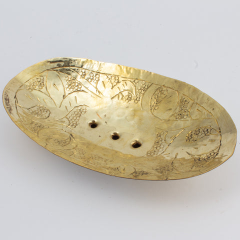 Handmade Brass Soap Dishes from Marrakech