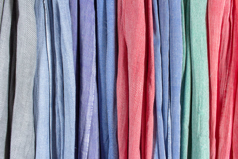 Handwoven Cotton & Linen Scarves from Marrakech