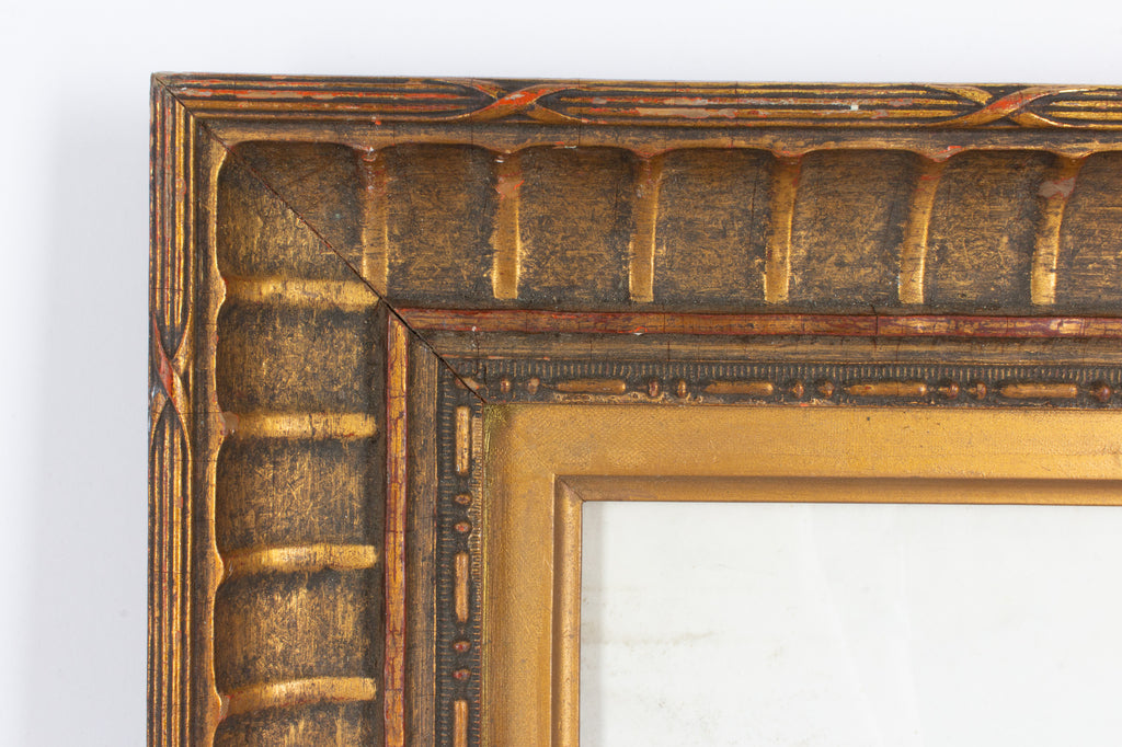 Vintage Italian Architectural Drawing in Gilt Frame