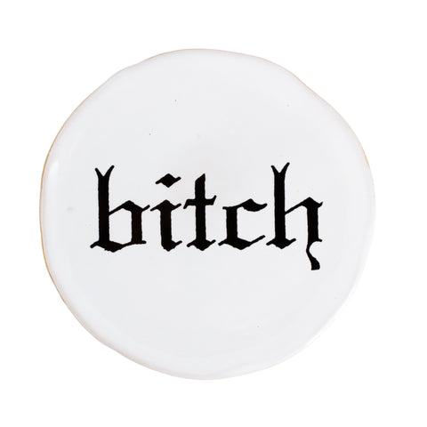Kuhn Keramik "bitch" Very Small Plate