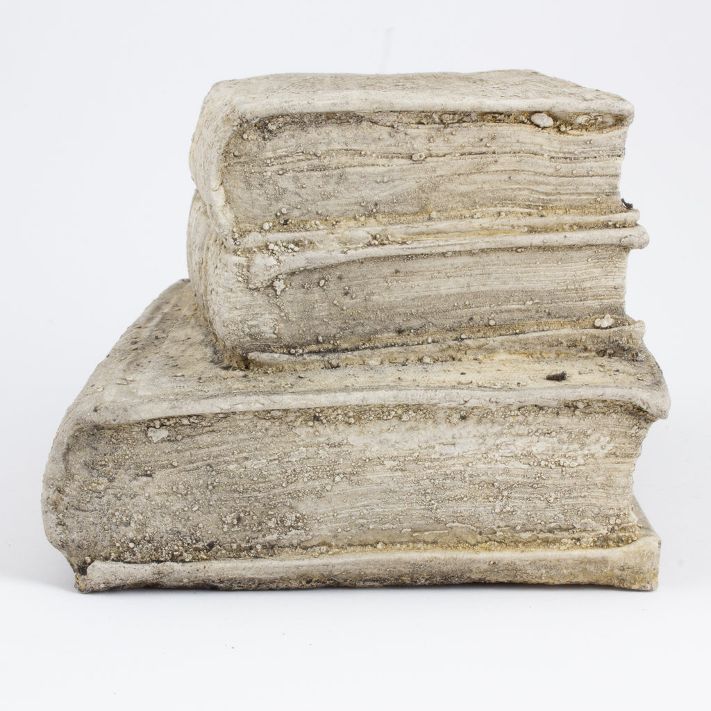 Cast Stone Book - Stack of Books