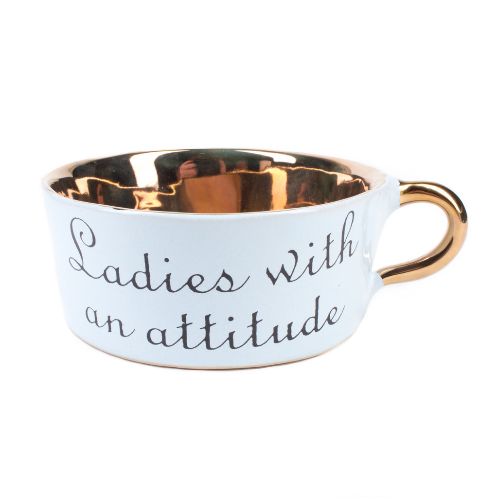 Kuhn Keramik "Ladies With an Attitude" Glam Soup Mug