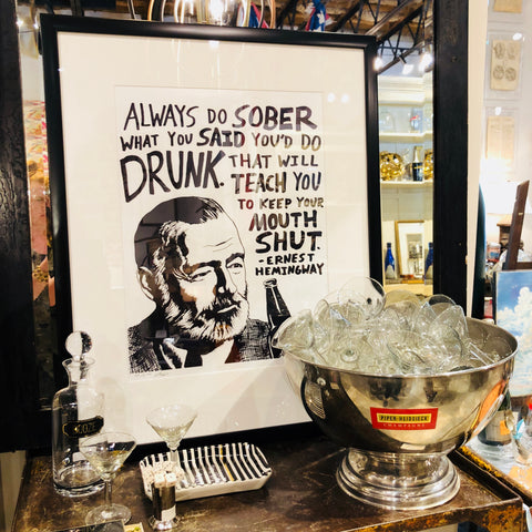 Ernest Hemingway Print by Ryan Sheffield (Limited Edition of 6)