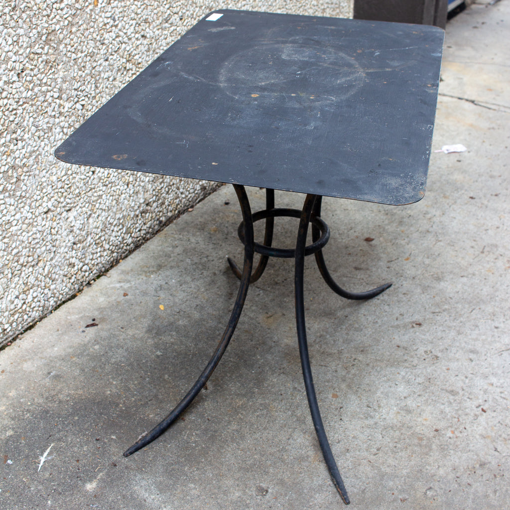 Antique French Metal Garden and Dining Table