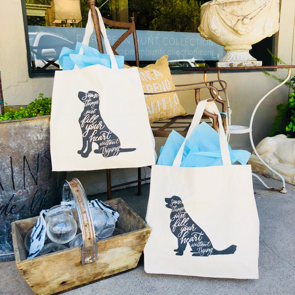 Give Back: Canvas Dog Tote