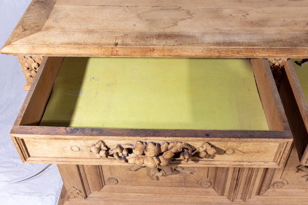 Antique Carved Wood Hunt Cabinet Found in France