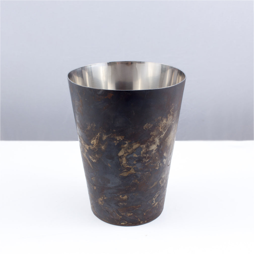 Handmade Metal Weighted Vase from Sri Lanka