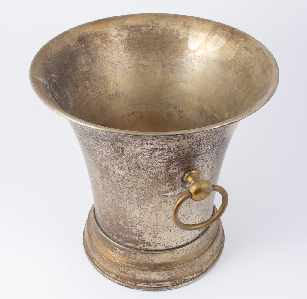 Vintage Two-Tone Silver-plate Ice Bucket found in France
