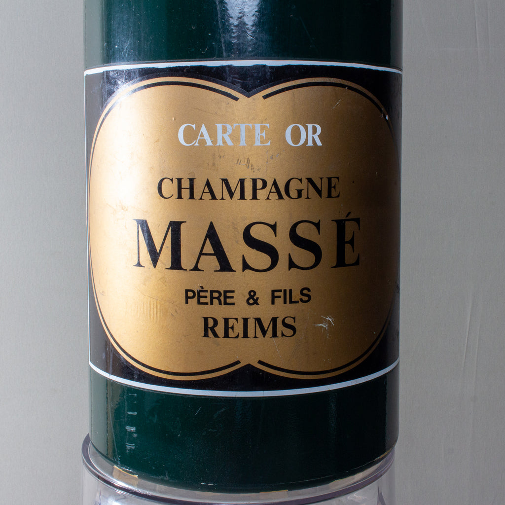 Vintage French Oversized Champagne Massé Bottle Prop