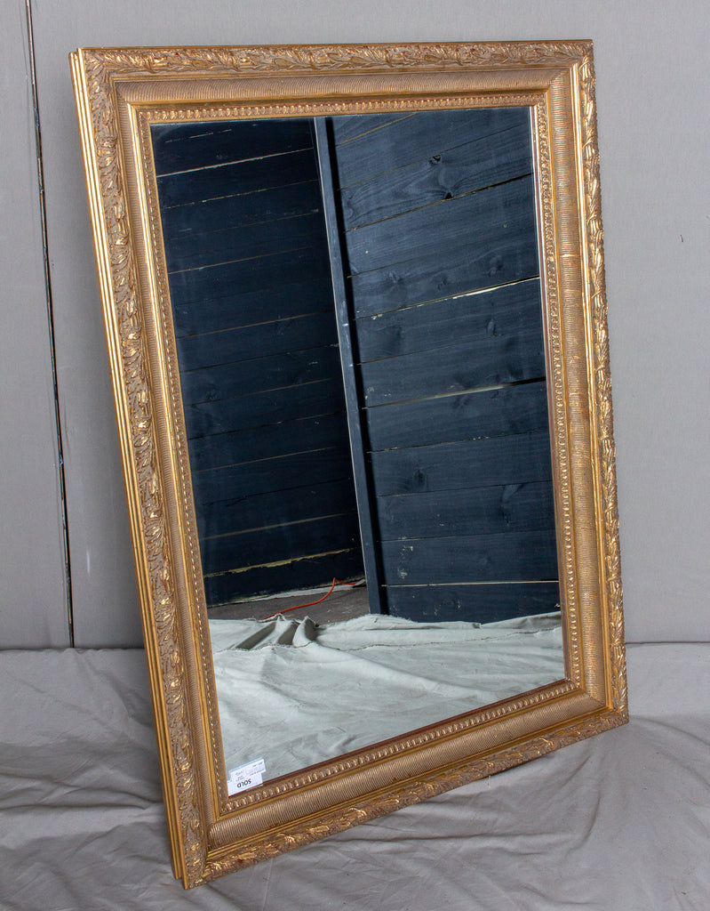 Large Antique French Gilt Frame Mirror