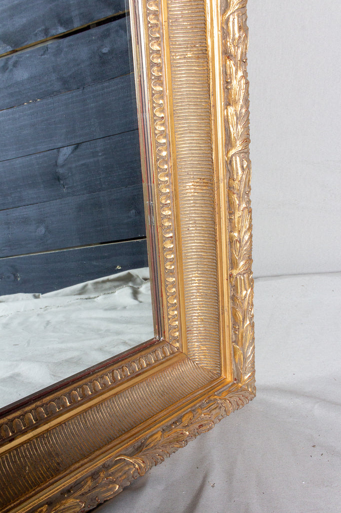 Large Antique French Gilt Frame Mirror – Laurier Blanc