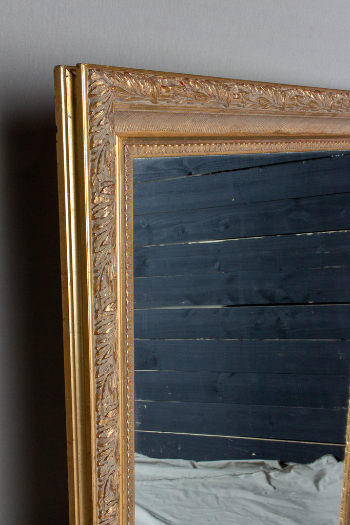 Large Antique French Gilt Frame Mirror – Laurier Blanc