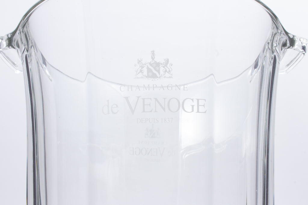Vintage 1960s Glass de Venoge Champagne Bucket found in France