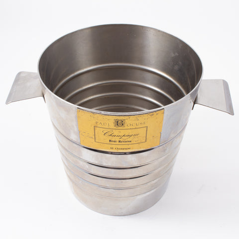 Vintage Stainless Steel Paul Bocuse Champagne Bucket found in France