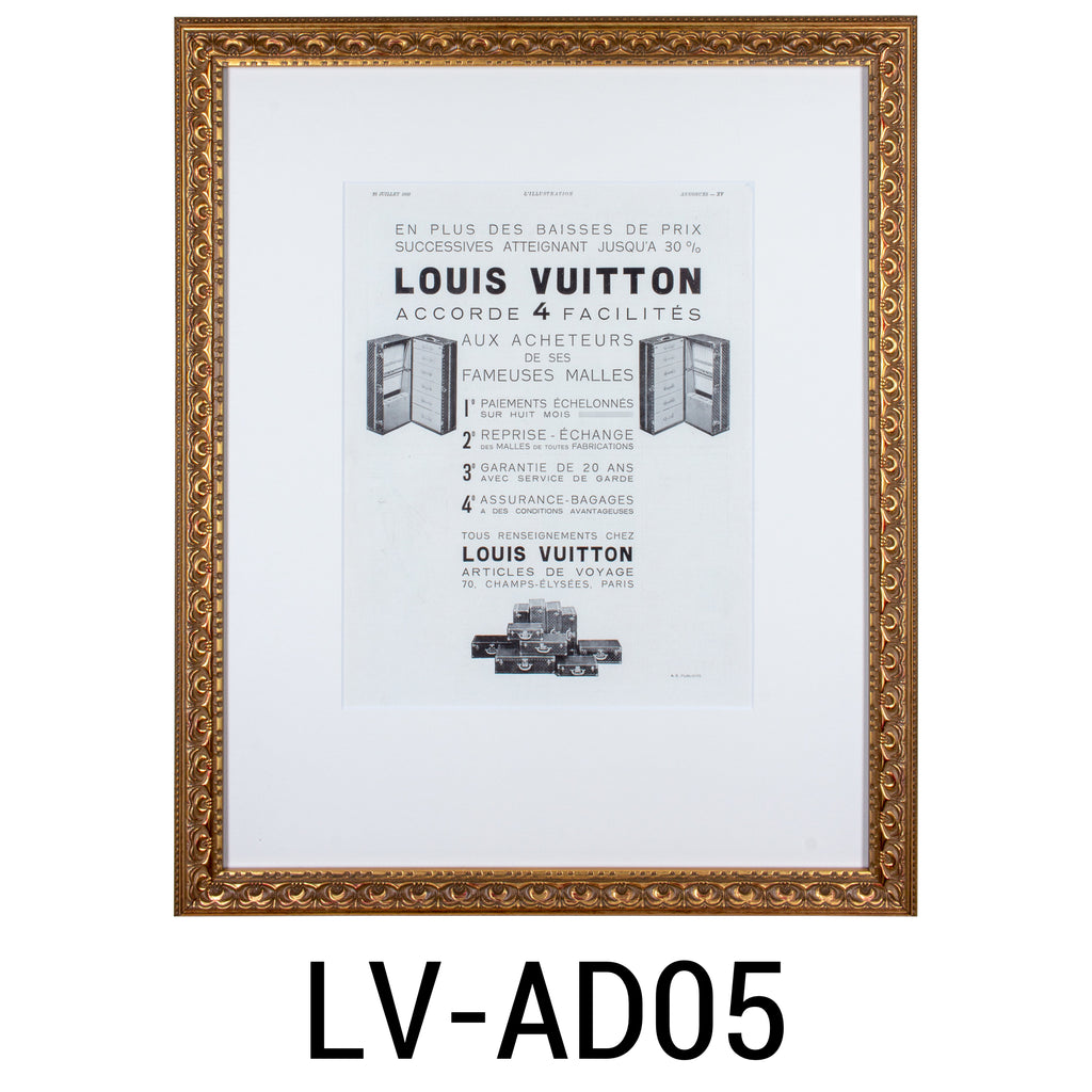 Louis VUITTON. Thirty framed posters: mainly for the a…