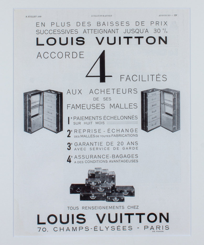 Louis Vuitton - Parc de bagatelle print by Vintage Advertising Collection
