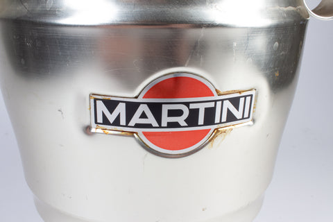 Vintage Italian Metal Martini Brand Ice Bucket