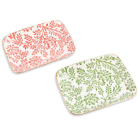 Delicate Patterned Trinket Dish | Two Colors