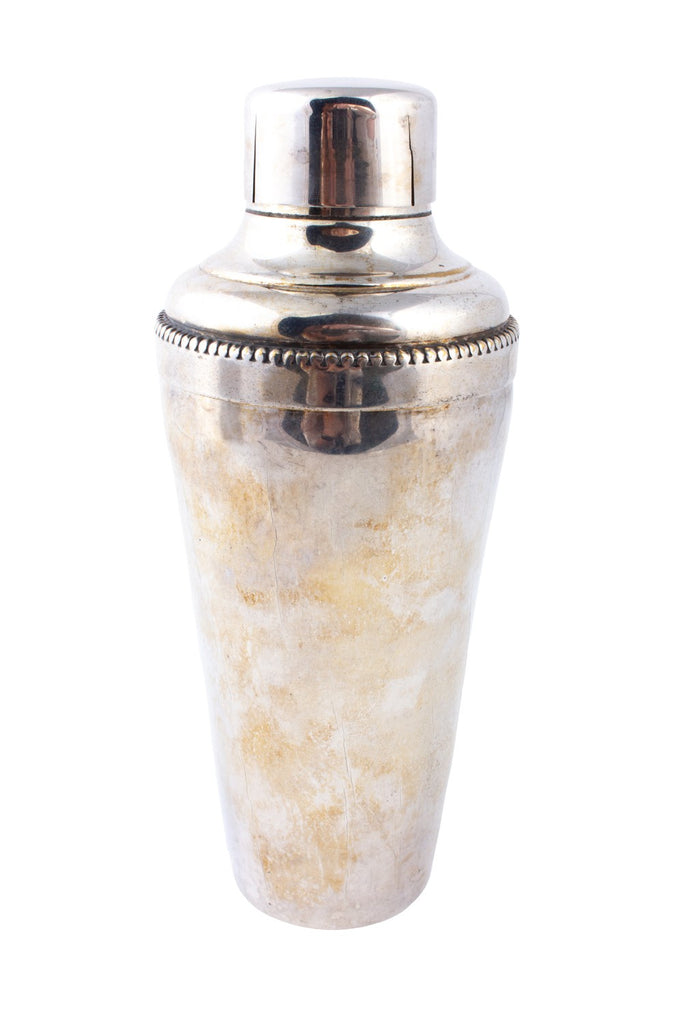 Vintage French Cobbler-Style Cocktail Shaker