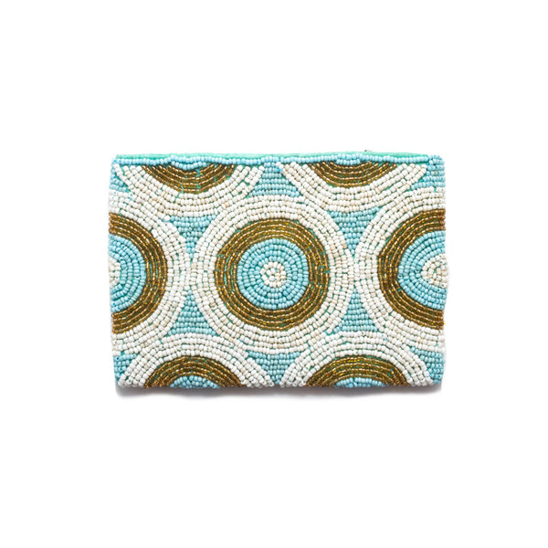 Beaded Coin Purse from Bali - Ivory