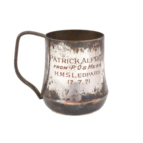 Vintage Falstaff Silver Plated Baby Cup from England