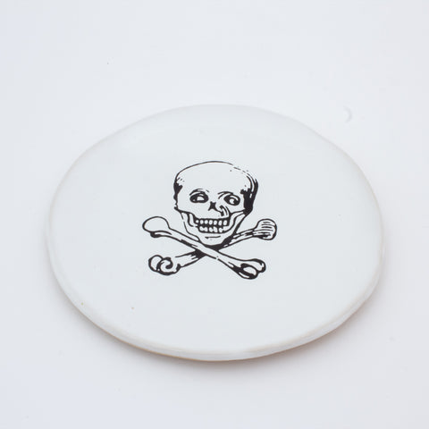 Kuhn Keramik Very Small Plate - Skull & Crossbones