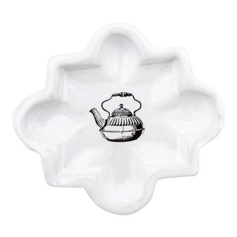 Kühn Keramik Small Asher Tray - Tea Kettle