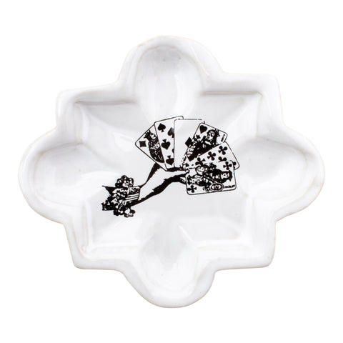 Kühn Keramik Small Asher Tray - Hand of Cards