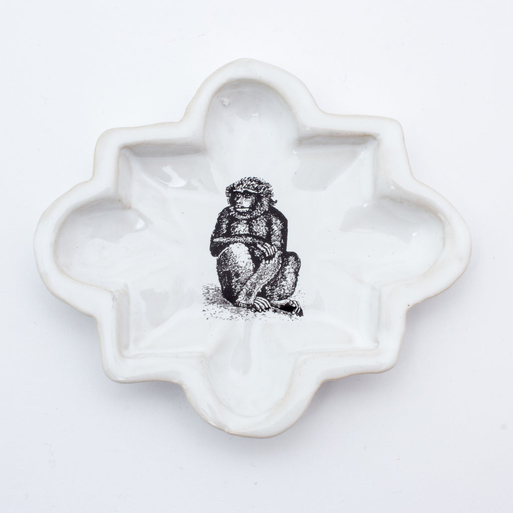 Kühn Keramik Small Asher Tray - Baboon