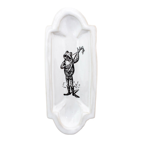 Kühn Keramik Long Asher Tray - Singing Frog
