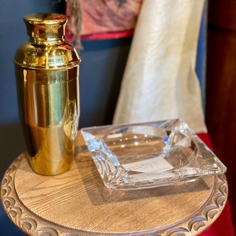 Goldtone Cobbler Style Cocktail Shaker