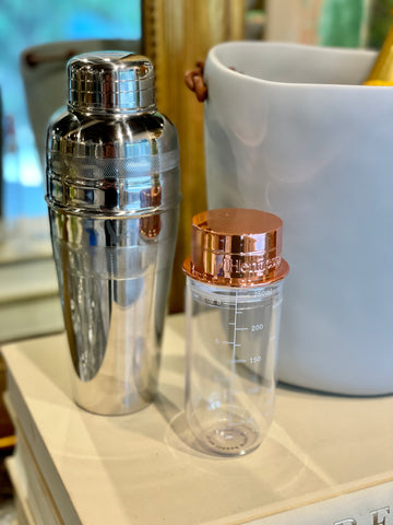 Grey Goose Stainless Steel Cobbler Style Cocktail Shaker
