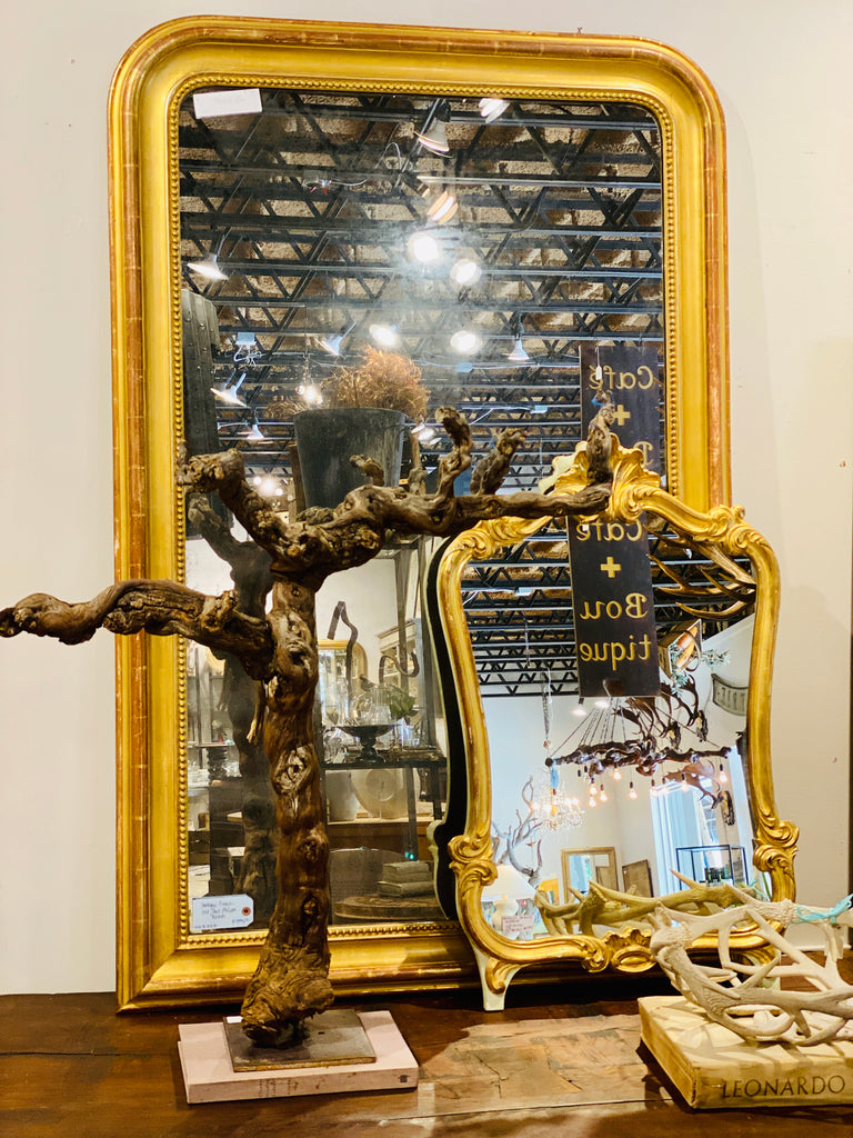 Large Antique French Gilt Louis Philippe Mirror, circa 1830