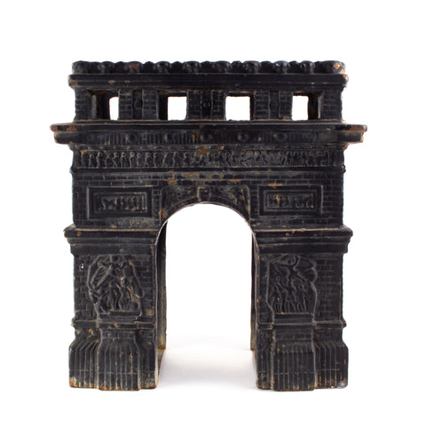 Vintage French Iron Arc di Triomphe Candle Holder