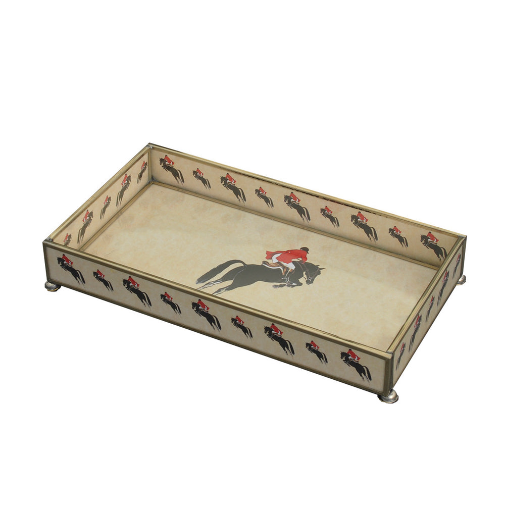 Jumping Horse Glass Tray