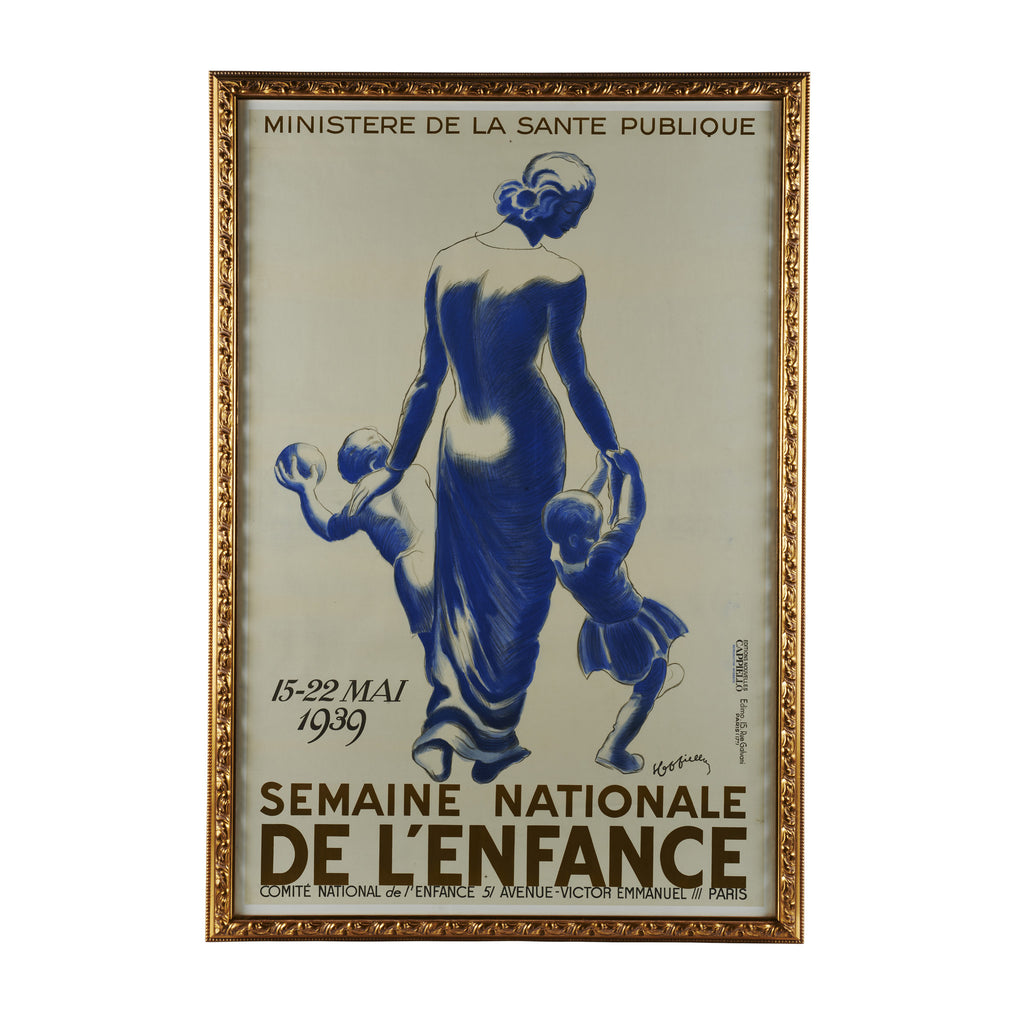 Original Cappiello Semaine De L'Enfance French Poster 1939