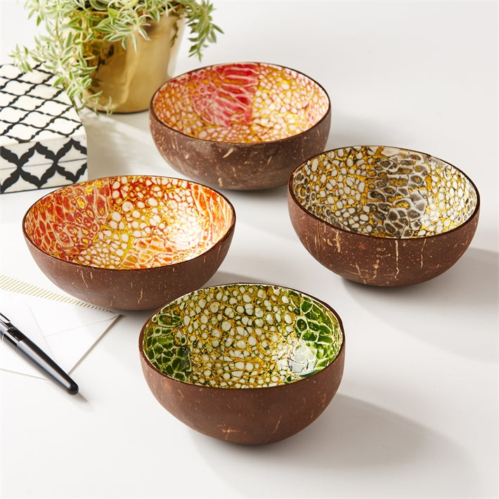 Decorative Coconut Bowl from Thailand
